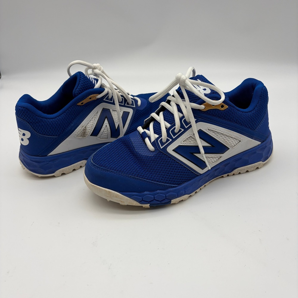 New Balance Baseball Cleats Mens 7 Blue T3000TB4 Fresh Foam Turf Trainer Wide 2E